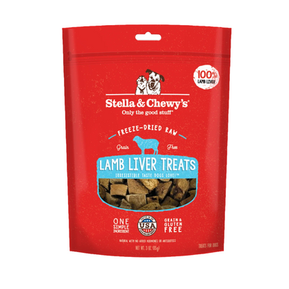 Stella & Chewy's Single Ingredient - Lamb Liver 3oz Dog Treats