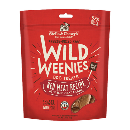 Stella & Chewy's Wild Weenies - Red Meat 3.25oz Dog Treats