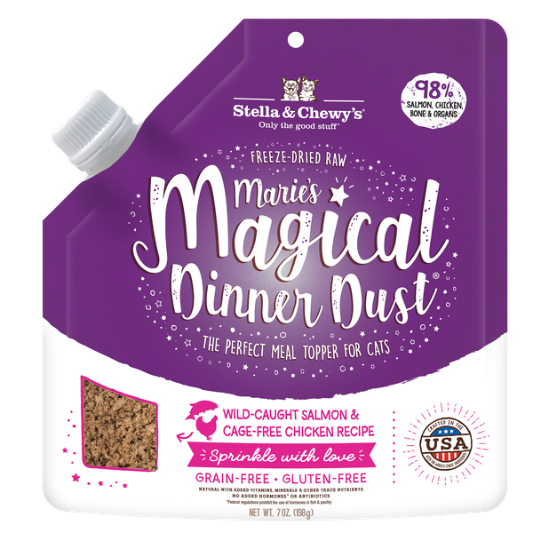 Stella & Chewy's Marie's Magical Dinner Dust - Salmon & Chicken 7oz Cat Food