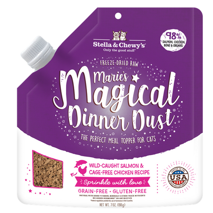 Stella & Chewy's Marie's Magical Dinner Dust - Salmon & Chicken 7oz Cat Food