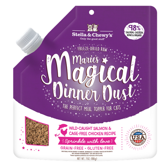 Stella & Chewy's Marie's Magical Dinner Dust - Salmon & Chicken 7oz Cat Food