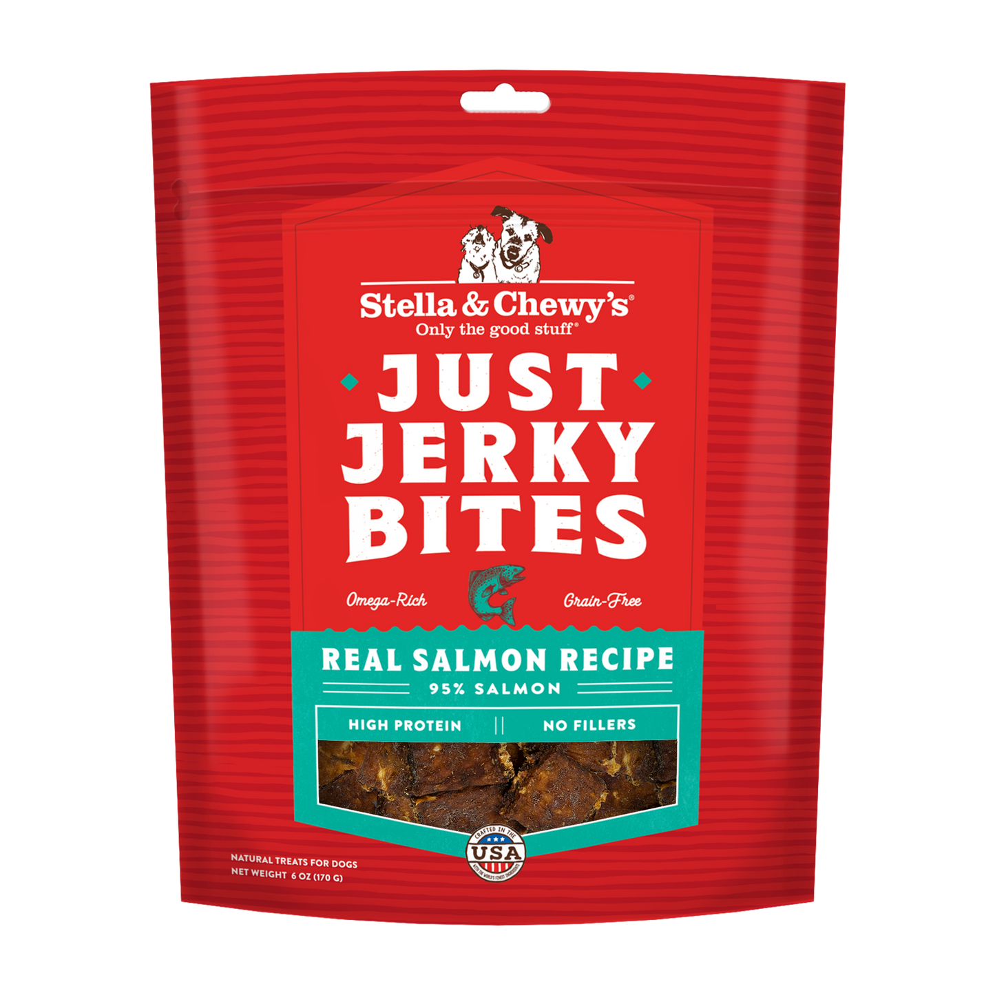 Stella & Chewy's Just Jerky Bites - Salmon 6oz Dog Treats