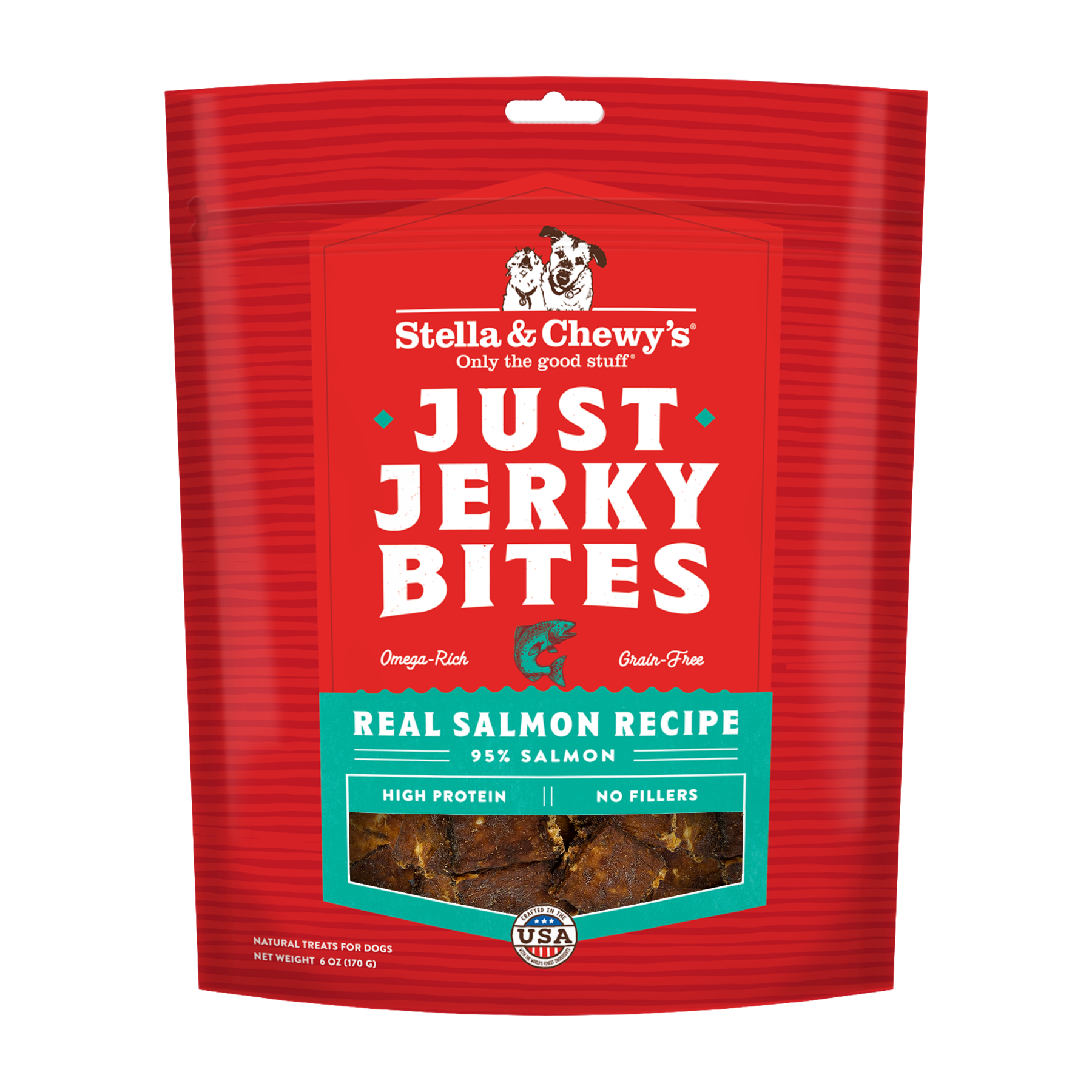 Stella & Chewy's Just Jerky Bites - Salmon 6oz Dog Treats