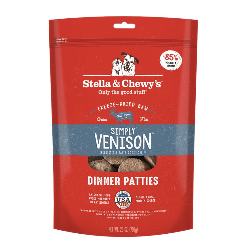 Stella & Chewy's Dinner Patties - Simply Venison 25oz Dog Food