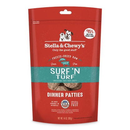 Stella & Chewy's Dinner Patties - Surf ‘N Turf (Beef & Salmon) Dog Food