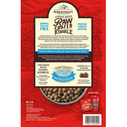 Stella & Chewy's Raw Coated Kibbles - Whitefish Dog Food