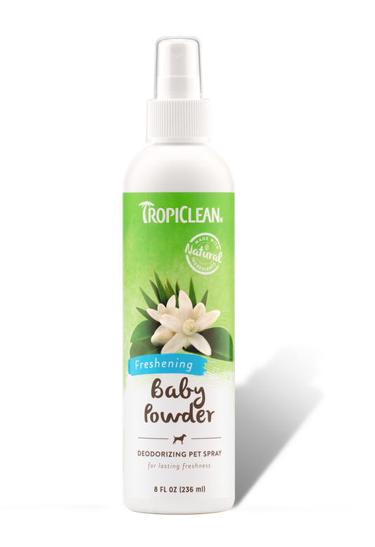 Tropiclean Baby Powder Deodorizing Pet Spray 8 fl. oz.