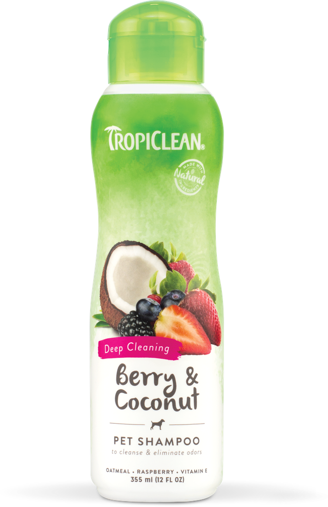 Tropiclean Berry & Coconut Shampoo (Deep Cleaning)