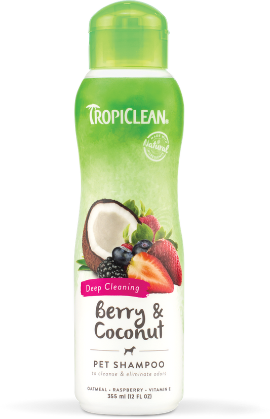 Tropiclean Berry & Coconut Shampoo (Deep Cleaning)