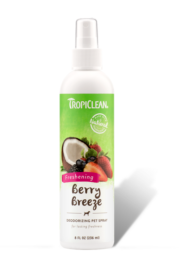 Tropiclean Berry Breeze Deodorizing Pet Spray 8 fl. oz.