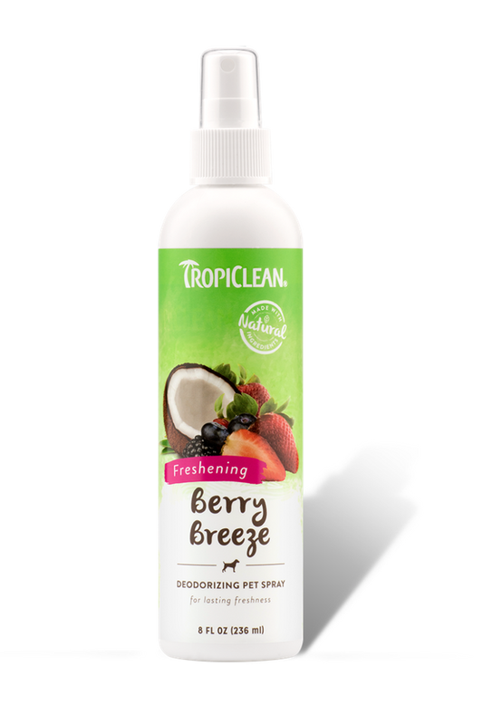 Tropiclean Berry Breeze Deodorizing Pet Spray 8 fl. oz.