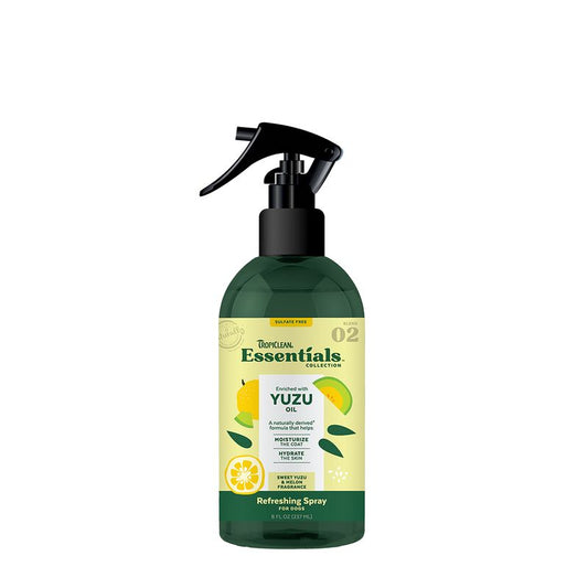 TropiClean Essentials Yuzu Fruit Deodorizing Spray 8 fl. oz.