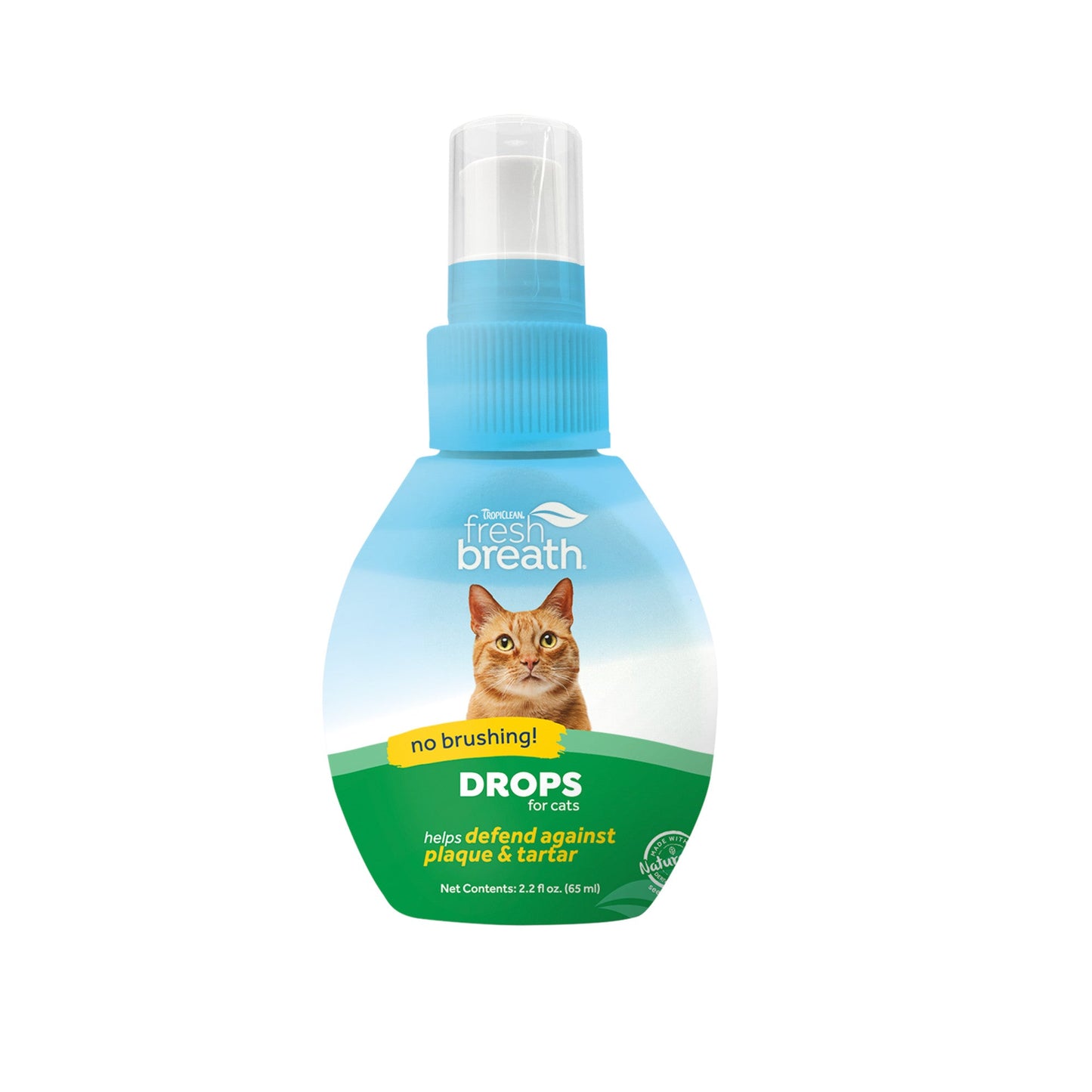 Tropiclean Fresh Breath Drops for Cats 2.2 fl. oz.