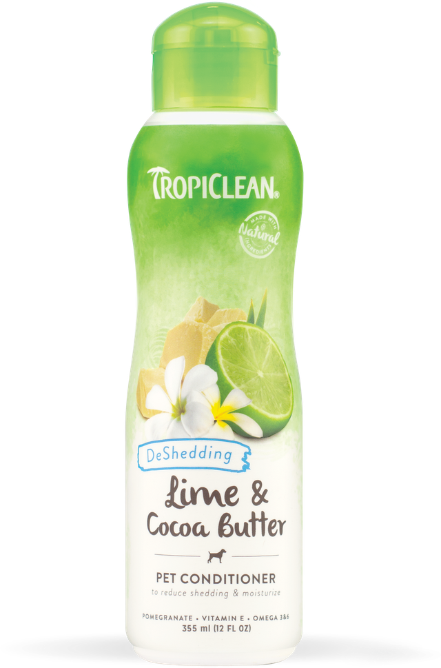 Tropiclean Lime & Cocoa Butter Conditioner (DeShedding) 12 fl. oz.