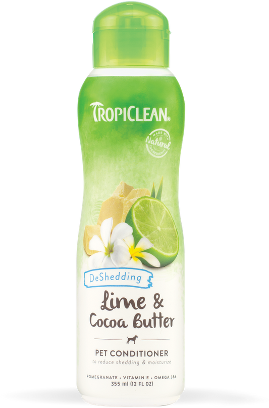 Tropiclean Lime & Cocoa Butter Conditioner (DeShedding) 12 fl. oz.