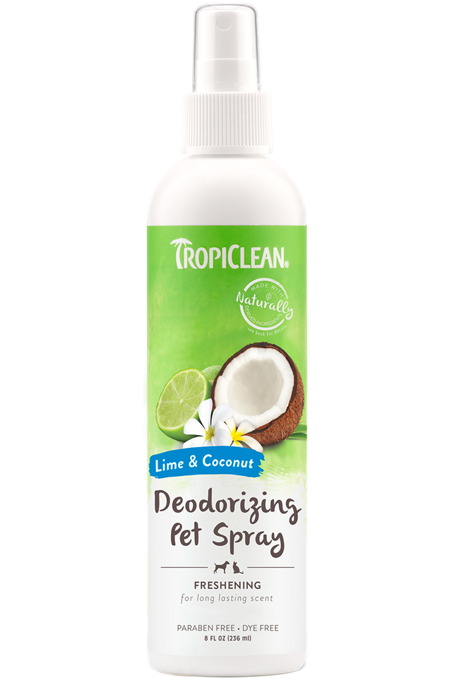 Tropiclean Lime & Coconut Deodorizing Pet Spray 8 fl. oz.