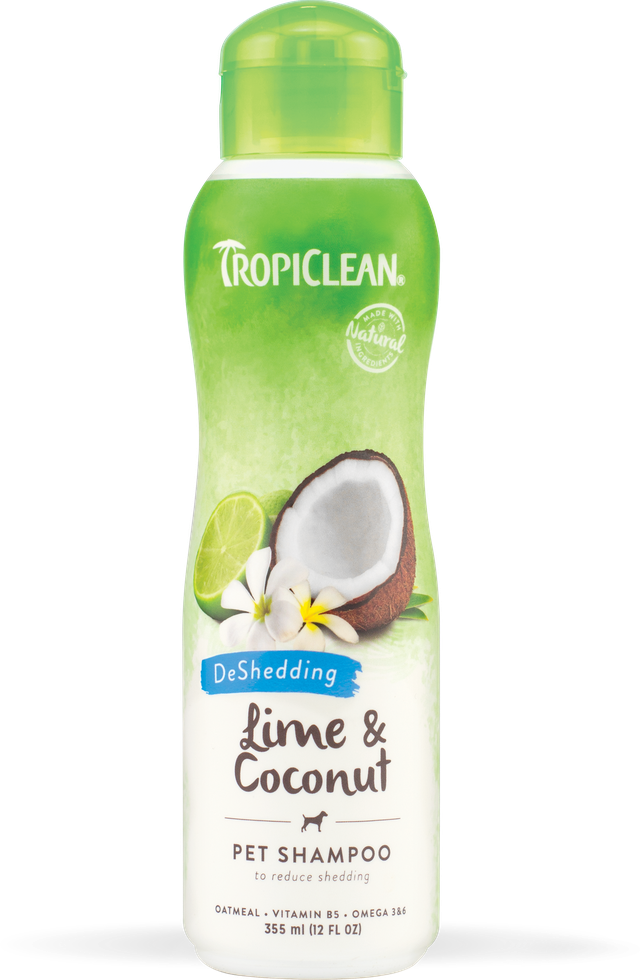 Tropiclean Lime & Coconut Shampoo (DeShedding) 12 fl. oz.