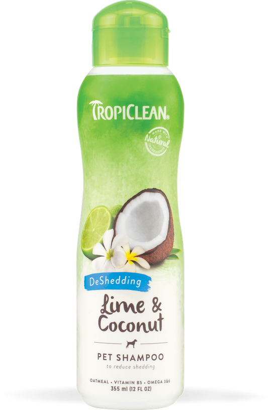 Tropiclean Lime & Coconut Shampoo (DeShedding) 12 fl. oz.