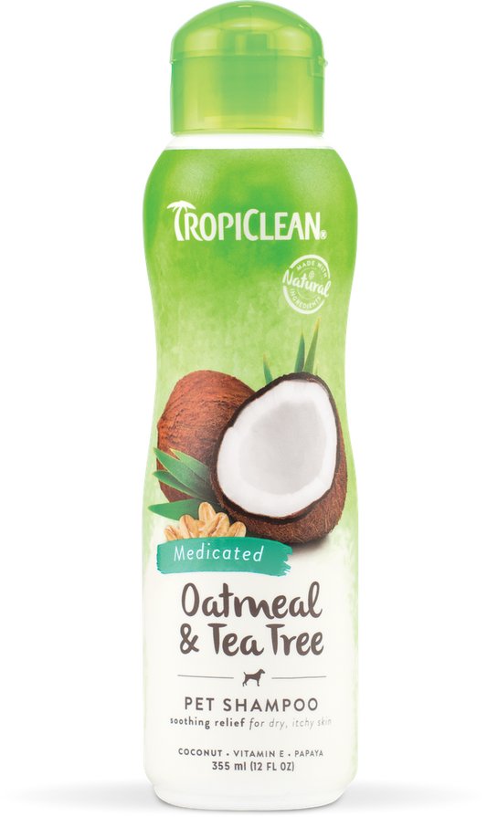 Tropiclean Oatmeal & Tea Tree Shampoo (Medicated)