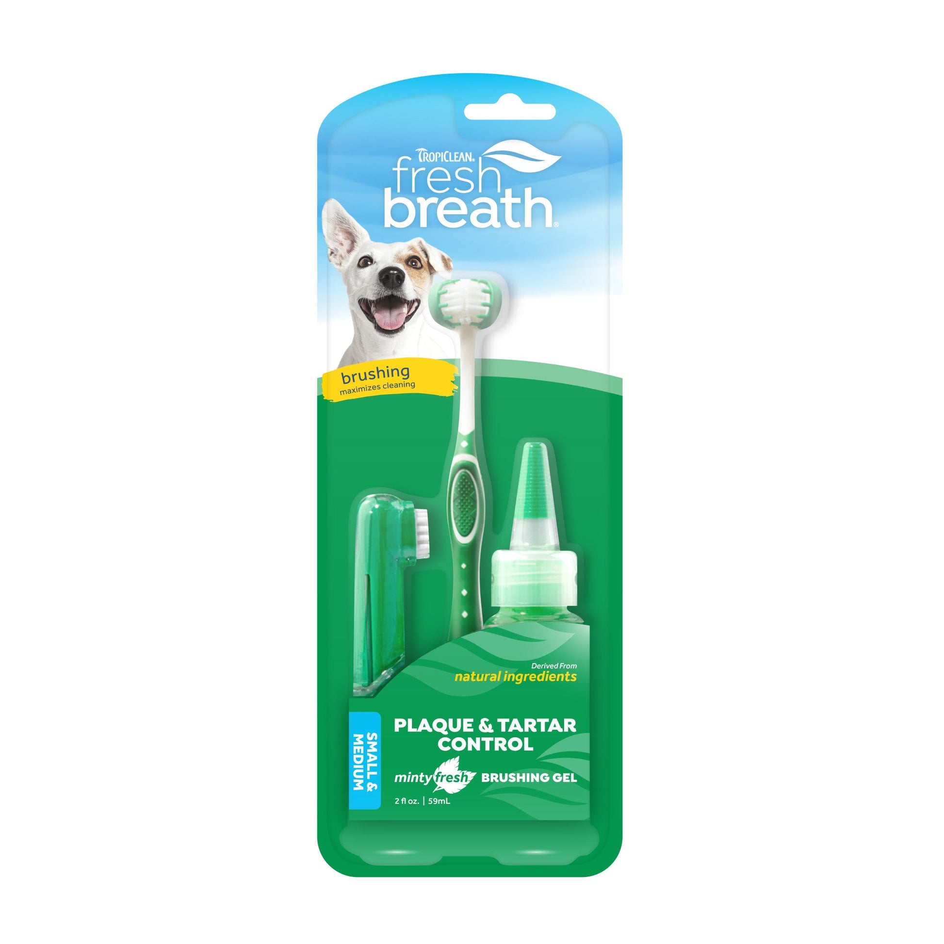 Tropiclean Oral Care Kit For Dogs 2 oz