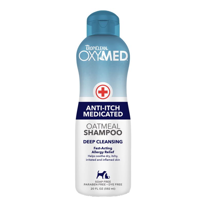 Tropiclean OxyMed Anti-Itch Medicated Pet Shampoo