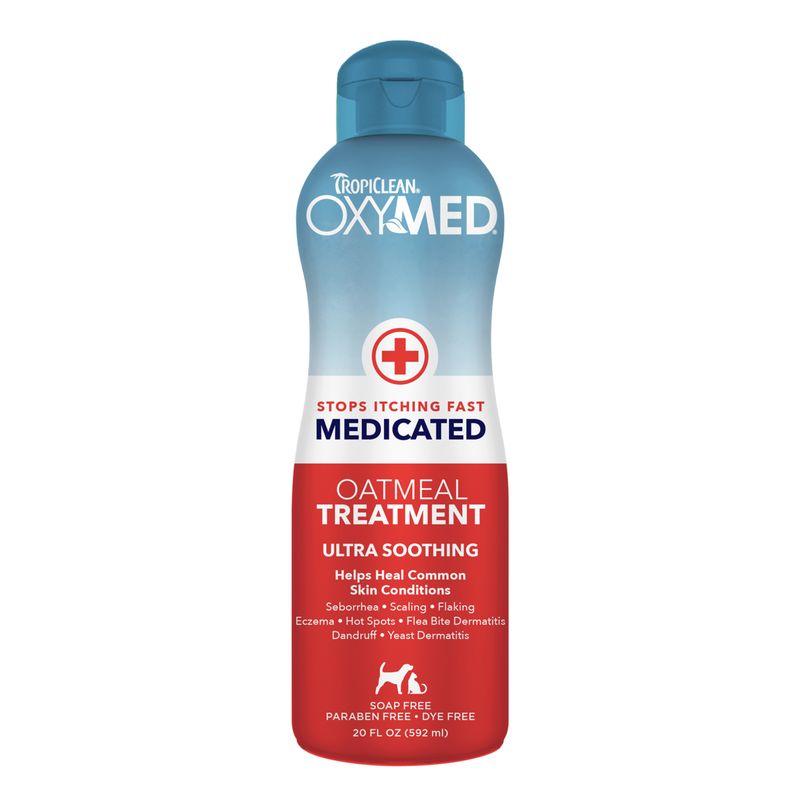 Tropiclean OxyMed Medicated Pet Treatment Rinse 20 fl. oz.