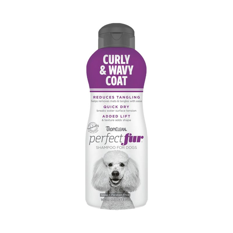 Tropiclean PerfectFur Curly & Wavy Coat Shampoo for Dogs 8 fl. oz.