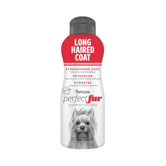 Tropiclean PerfectFur Long Haired Coat Shampoo for Dogs 8 fl. oz.