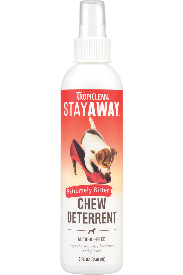 Tropiclean Stay Away Pet Chew Deterrent Spray 8 fl. oz.