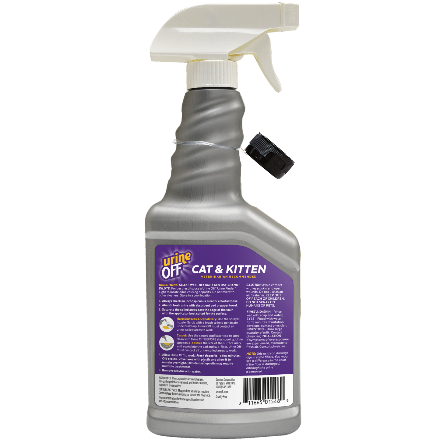 Urine Off Cat & Kitten Hard Surface Sprayer 500ml / 16.9oz