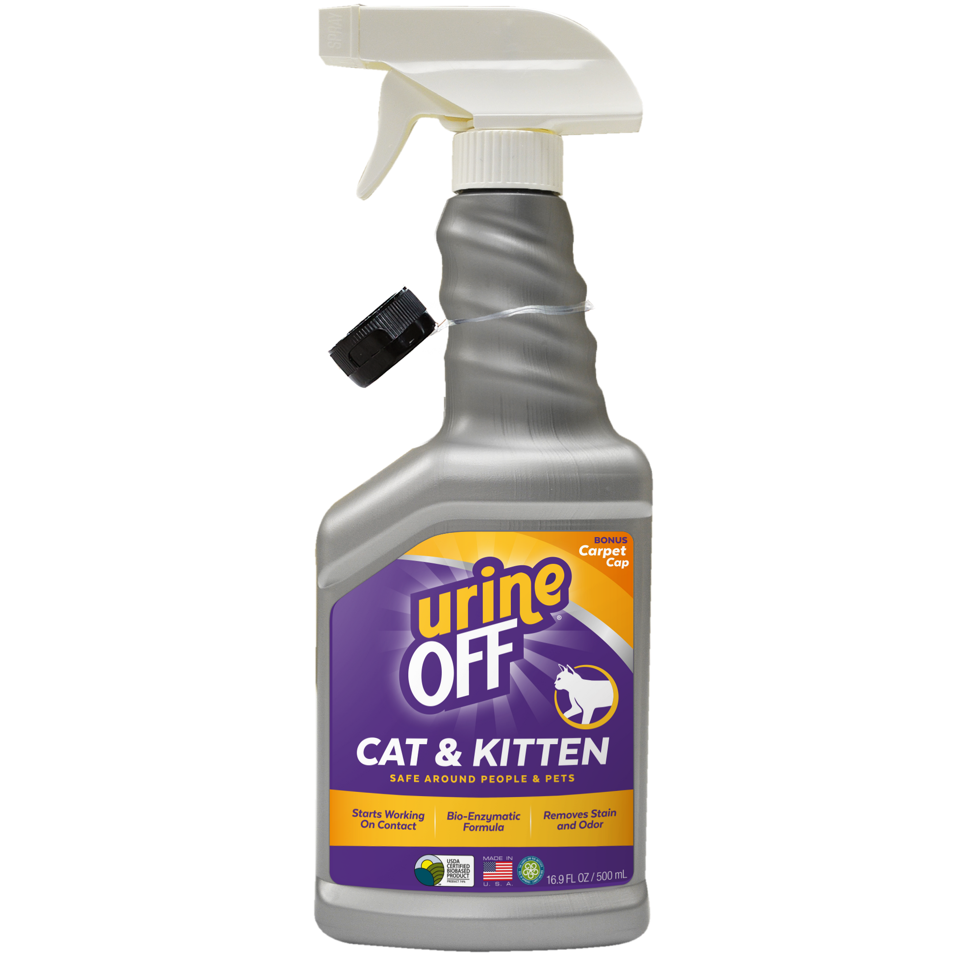 Urine Off Cat & Kitten Hard Surface Sprayer 500ml / 16.9oz