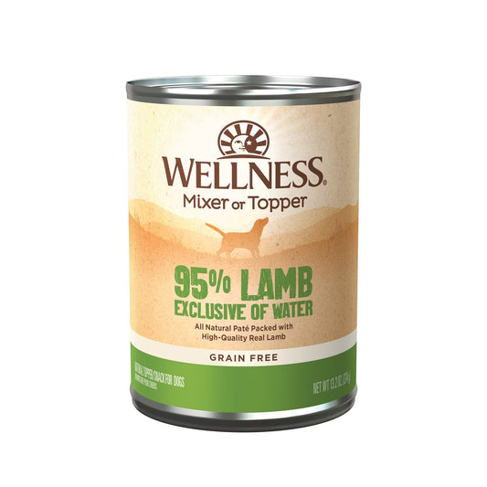 Wellness 95% Grain Free - Lamb 374g Wet Dog Food