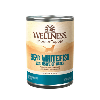 Wellness 95% Grain Free - Whitefish 374g Wet Dog Food