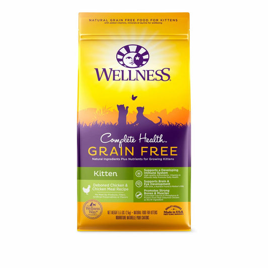 Wellness Complete Health Grain-Free - Kitten 5.5lbs Dry Cat Food