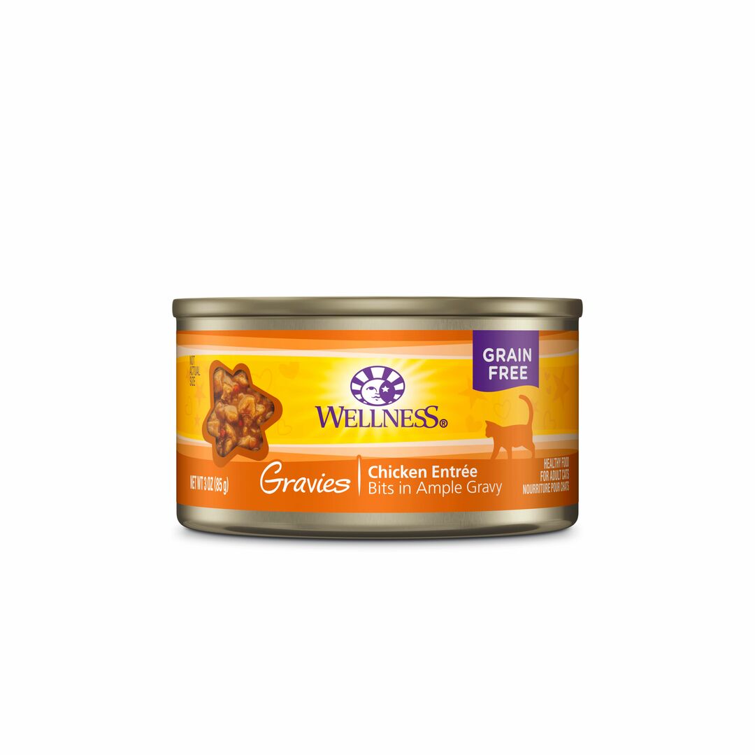 Wellness Complete Health Gravies - Chicken Entrée 3oz Wet Cat Food