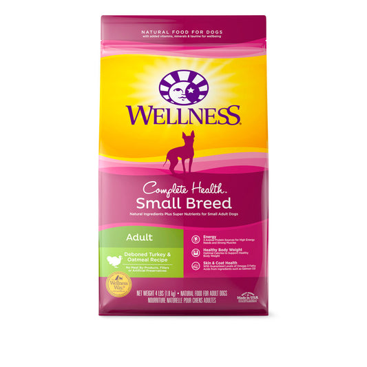 Wellness Complete Health Small Breed - Adult (Turkey & Oatmeal) Dry Dog Food