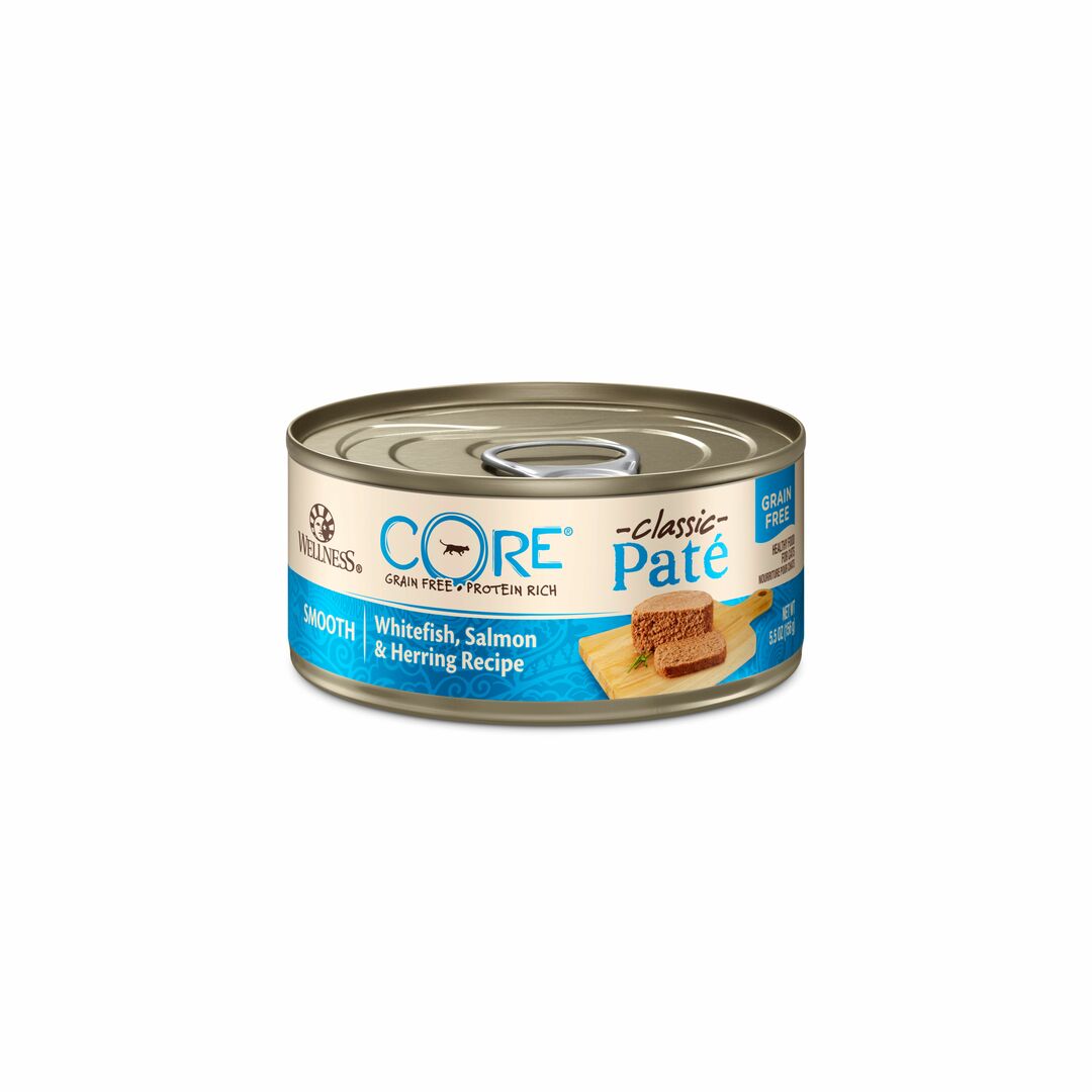 Wellness CORE Classic Paté - Salmon, Whitefish & Herring 5.5oz Wet Cat Food