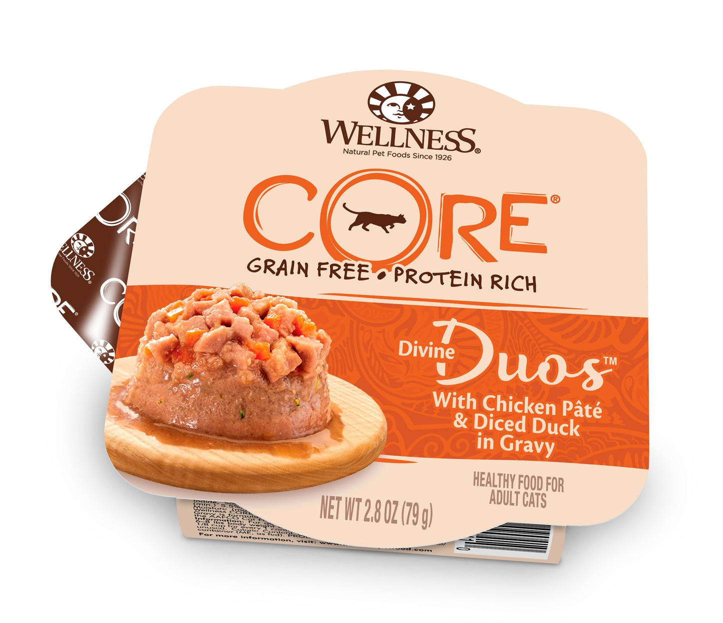 Wellness CORE Divine Duos - Chicken Paté & Diced Duck 2.8oz Wet Cat Food