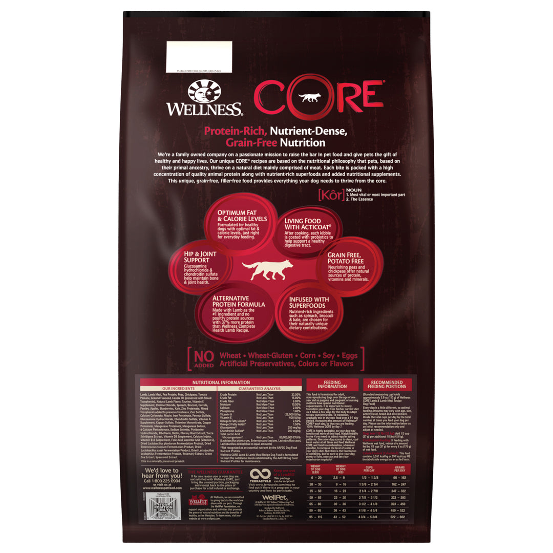 Wellness CORE Grain-Free - Lamb Dog Dry Food