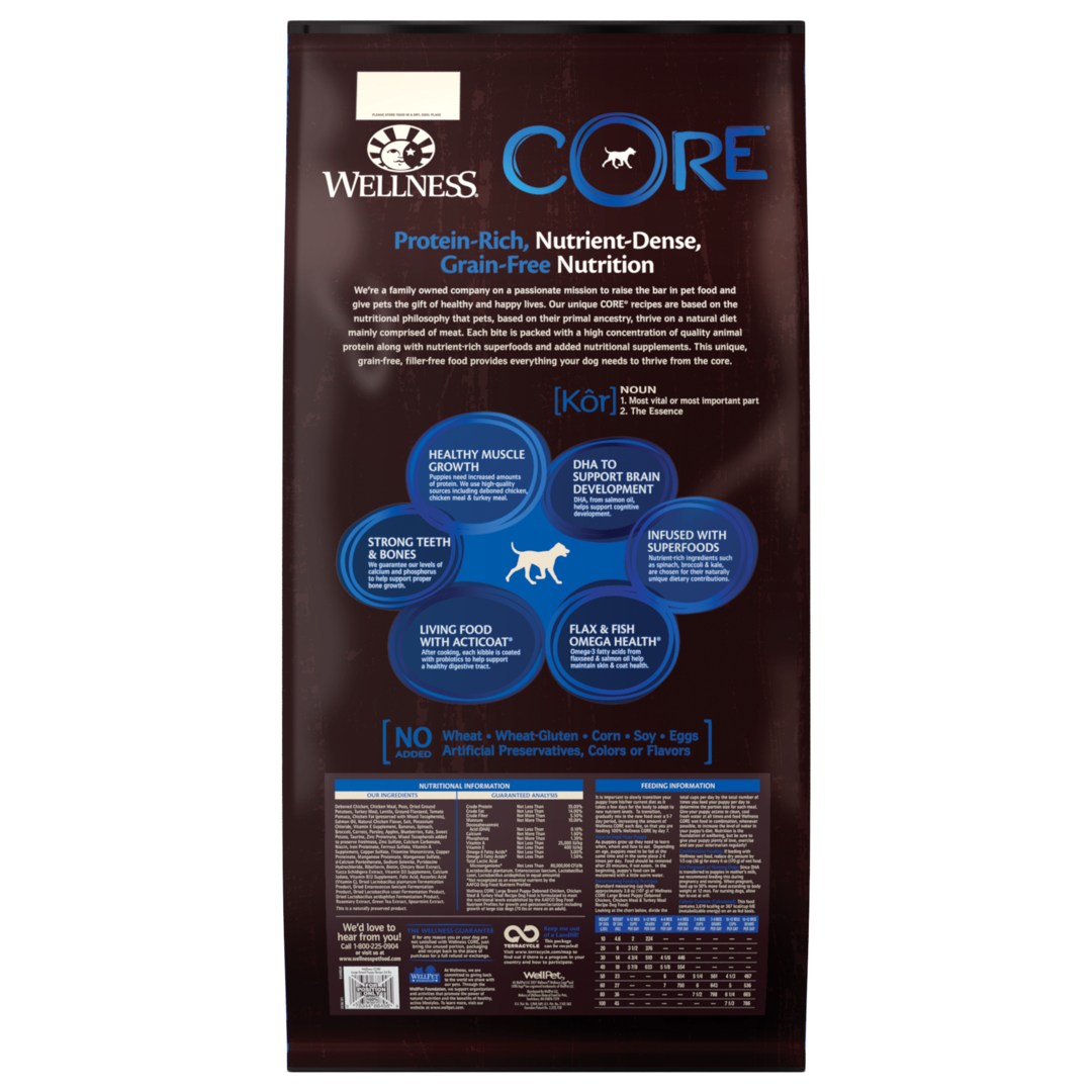 Wellness CORE Grain-Free - Large Breed (Original) 24lbs Dog Dry Food