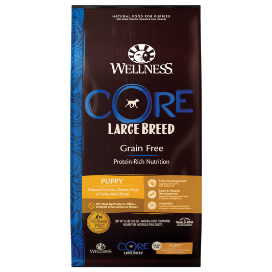 Wellness CORE Grain-Free - Large Breed (Puppy) 24lbs Dog Dry Food