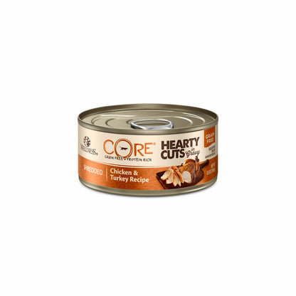 Wellness CORE Hearty Cuts in Gravy - Shredded Chicken & Turkey 5.5oz Wet Cat Food