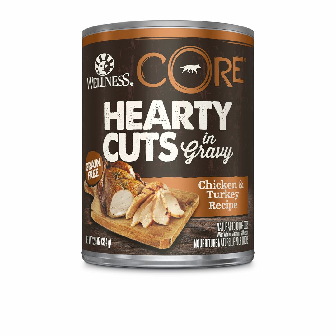 Wellness CORE Hearty Cuts - Chicken & Turkey 345g Wet Dog Food