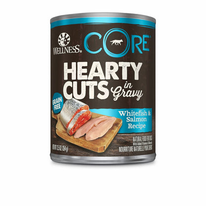 Wellness CORE Hearty Cuts - Whitefish & Salmon 345g Wet Dog Food