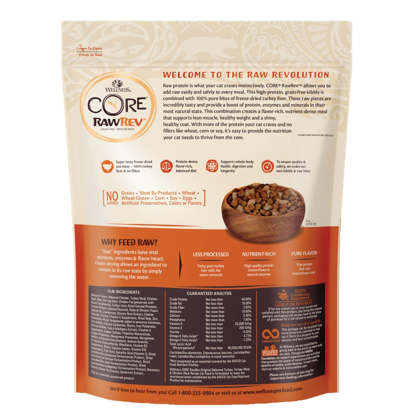 Wellness CORE RawRev - Original 4.5lbs Dry Cat Food