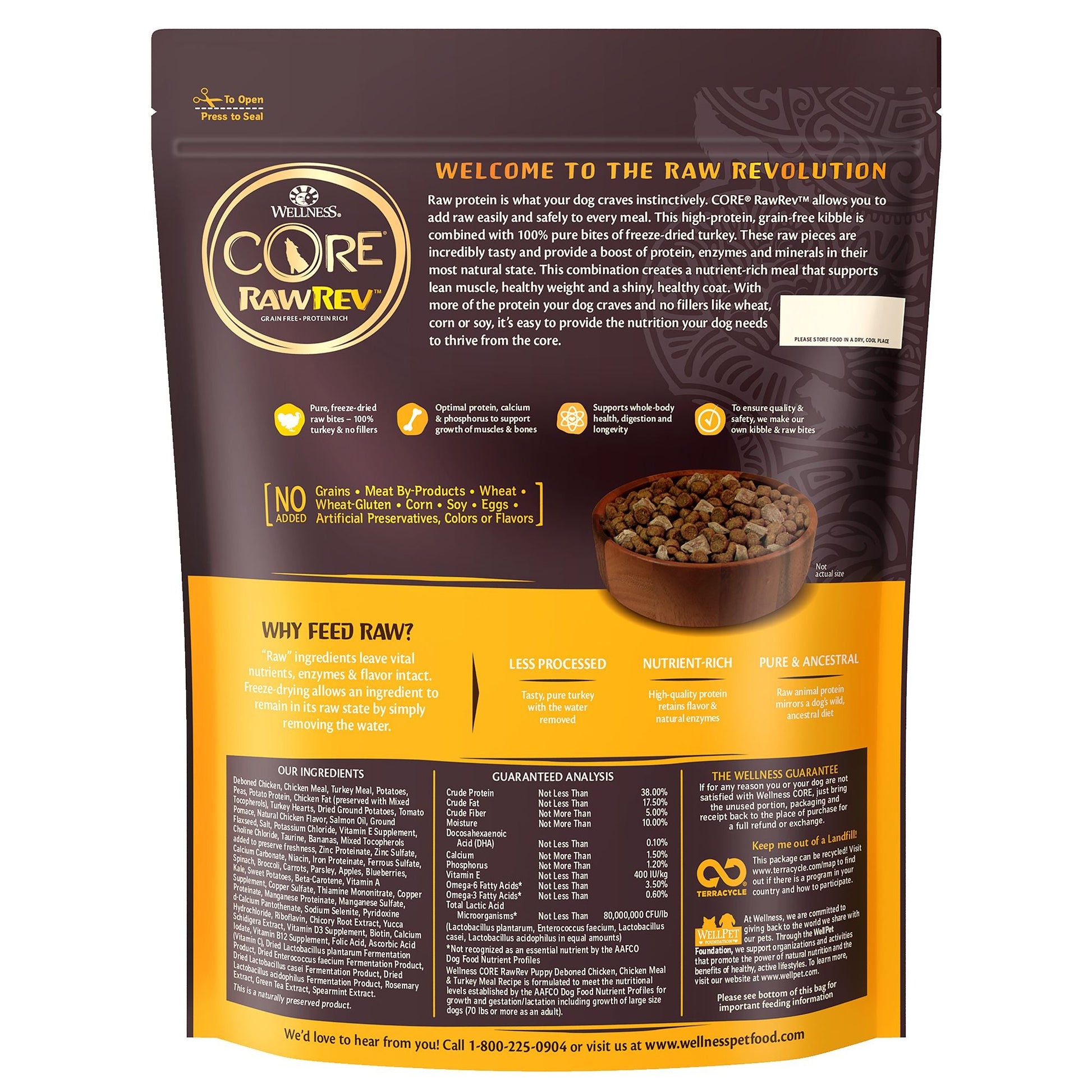 Wellness CORE RawRev - Puppy Dog Dry Food