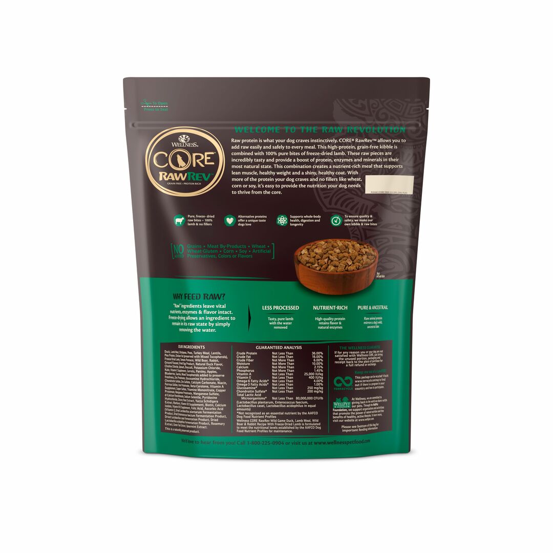 Wellness CORE RawRev - Wild Game Dog Dry Food