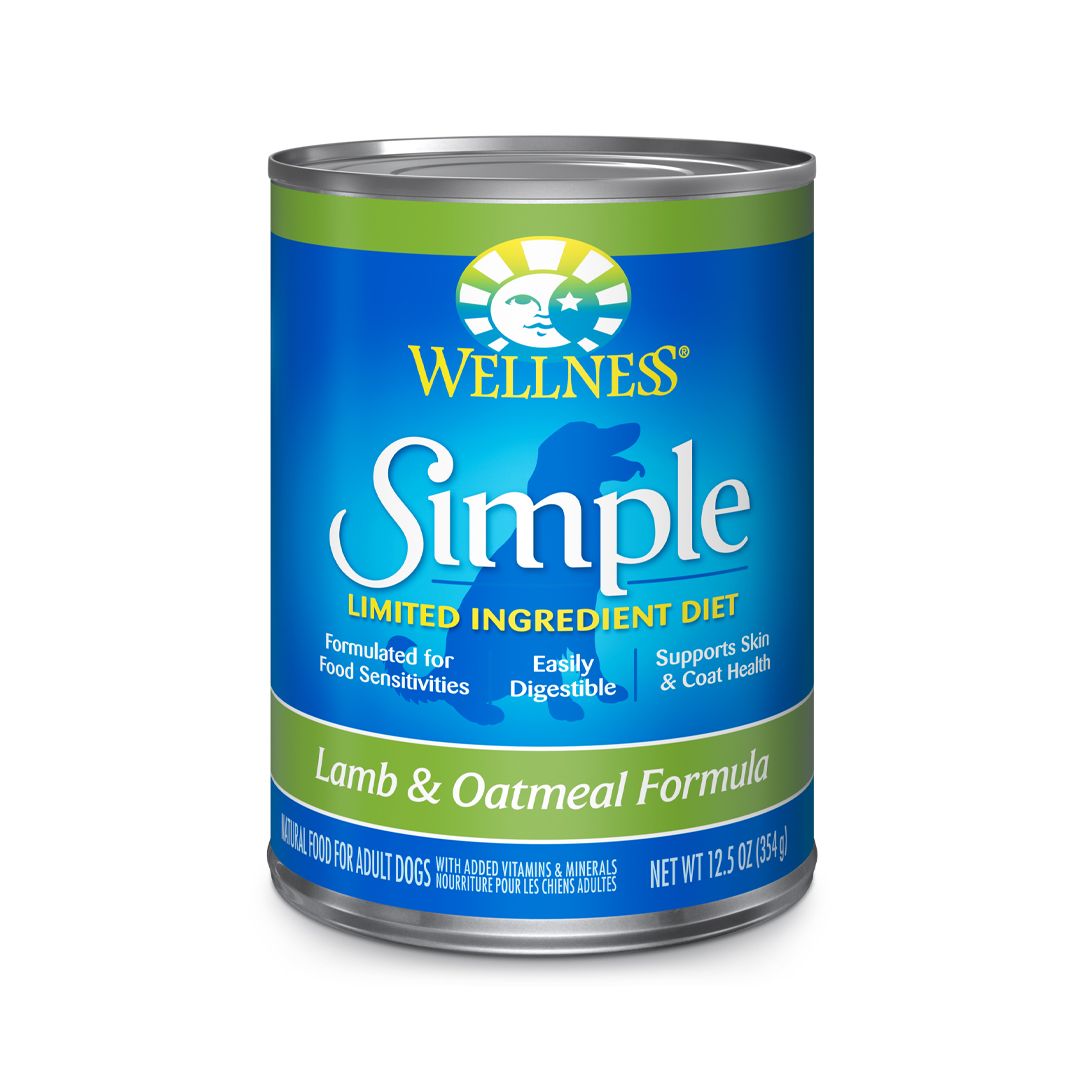 Wellness Simple Solutions - Lamb & Oatmeal 354g Wet Dog Food