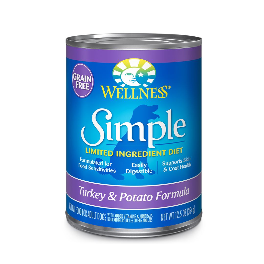 Wellness Simple Solutions - Turkey & Potato (Grain-Free) 354g Wet Dog Food