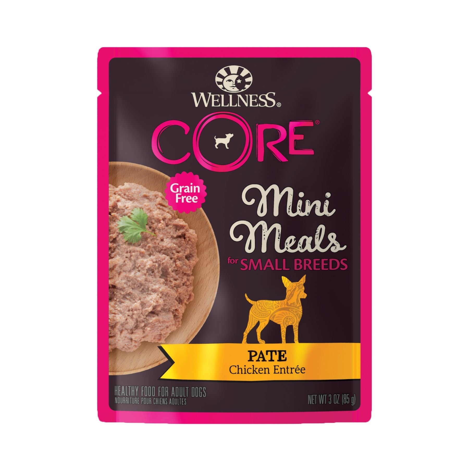 Wellness CORE Small Breed Mini Meals - Pâté Chicken Entrée 85g Wet Dog Food